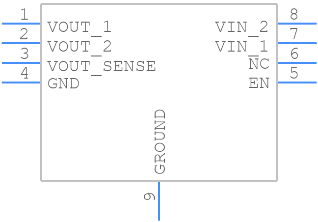 ADP124ARHZ-2.7-R7 - Analog Devices - PCB symbol