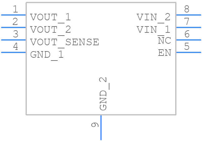 ADP124ACPZ-1.8-R7 - Analog Devices - PCB symbol