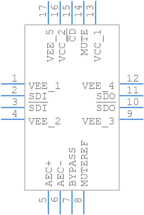 LMH0344SQE/NOPB - Texas Instruments - PCB symbol