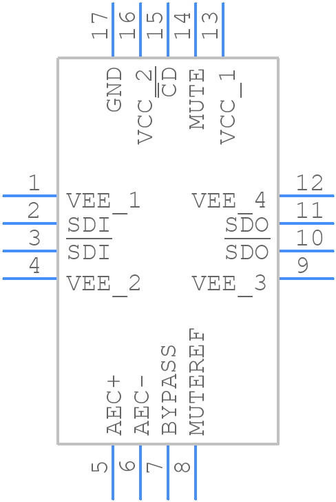 LMH0344SQ/NOPB - Texas Instruments - PCB symbol