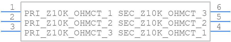 MET-09-T - Triad Magnetics - PCB symbol