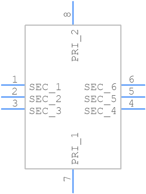 CST2-100LC - COILCRAFT - PCB symbol