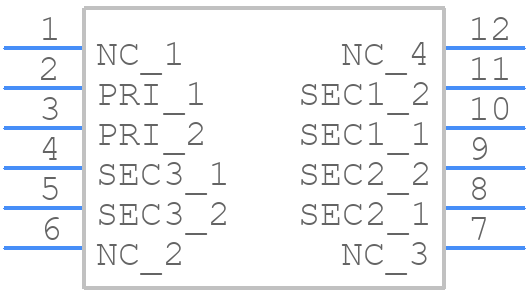 Q4437-BL - COILCRAFT - PCB symbol