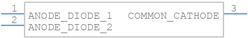 PMEG4010CPASX - Nexperia - PCB symbol