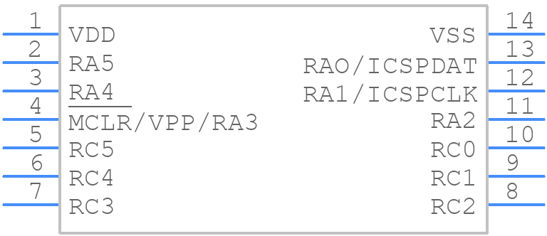 PIC16F1825T-I/SL - Microchip - PCB symbol