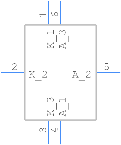 KPTF-3216PBAVGASURKC - Kingbright - PCB symbol