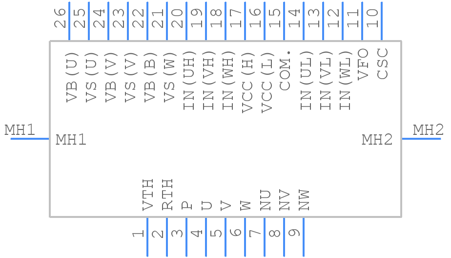 FNC42060F2 - onsemi - PCB symbol