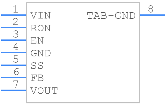 LMZ14201TZ-ADJ/NOPB - Texas Instruments - PCB symbol