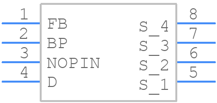 LNK454DG - Power Integrations - PCB symbol