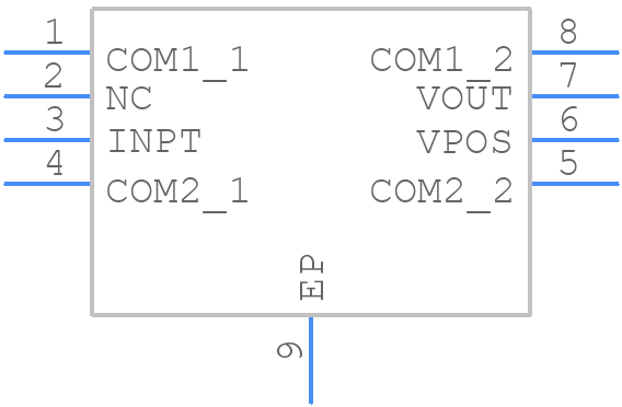 AD8354ACPZ - Analog Devices - PCB symbol