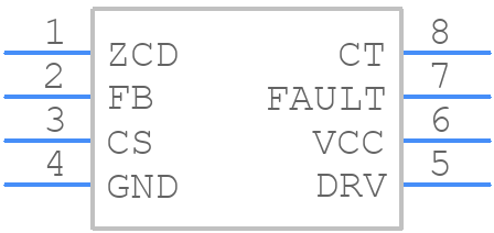NCP1380BDR2G - onsemi - PCB symbol