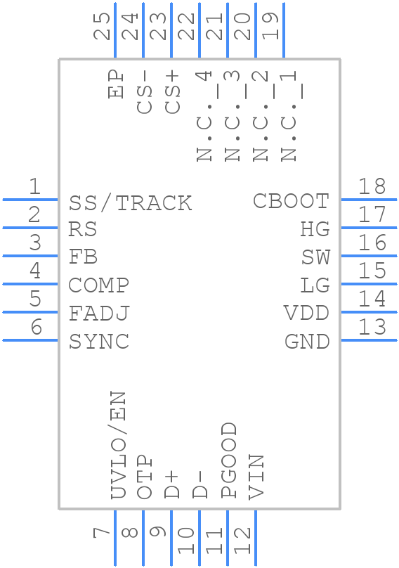 LM27403SQ/NOPB - Texas Instruments - PCB symbol