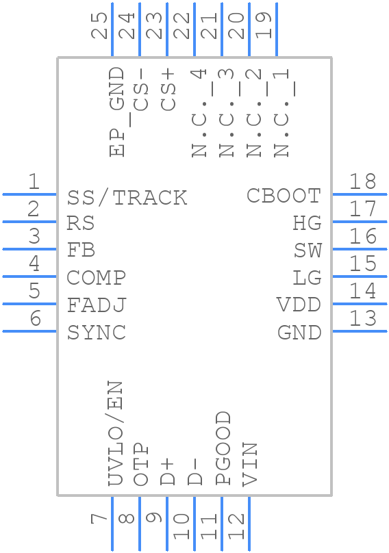 LM27403SQE/NOPB - Texas Instruments - PCB symbol