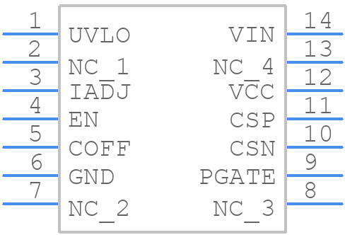 LM3409N/NOPB - Texas Instruments - PCB symbol
