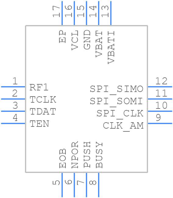 TMS37157IRSARG4 - Texas Instruments - PCB symbol