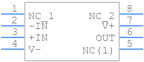 OPA2170AID - Texas Instruments - PCB symbol