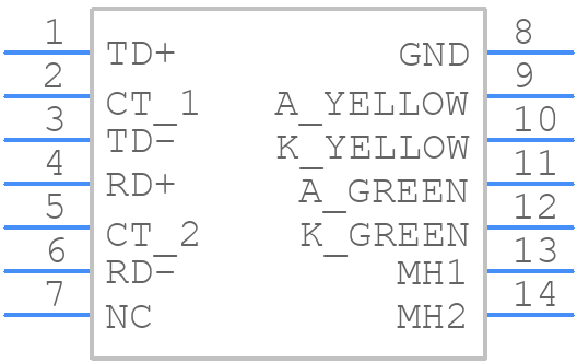 ARJC07-111071A - ABRACON - PCB symbol