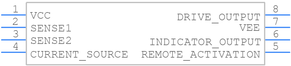 MC3423P1G - onsemi - PCB symbol