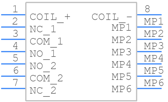 G6K-2F-RF-S-DC5 - OMRON Electronics - PCB symbol
