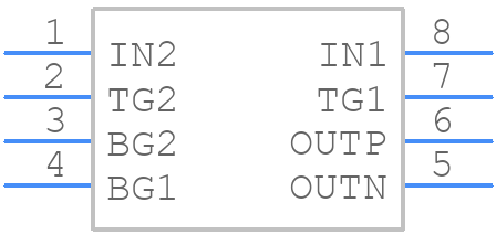 LT4320IN8#PBF - Analog Devices - PCB symbol