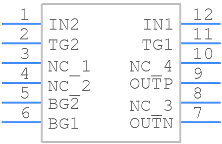 LT4320IMSE-1#PBF - Analog Devices - PCB symbol