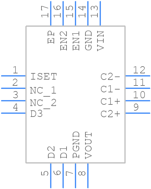 TPS60231RGTR - Texas Instruments - PCB symbol