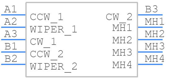 PTA6044-2015CPA104 - Bourns - PCB symbol
