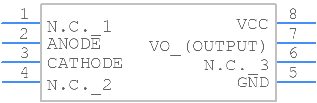 TLP2405(TP,F) - Toshiba - PCB symbol