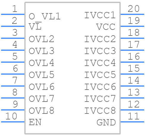 MAX3012EUP+ - Analog Devices - PCB symbol