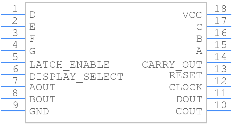 MM74C926N - onsemi - PCB symbol