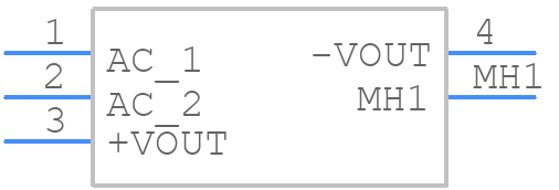 TMLM 10103 - Traco Power - PCB symbol