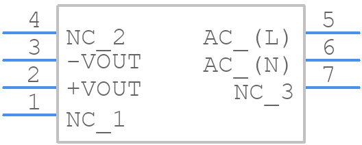 TMLM 04105 - Traco Power - PCB symbol