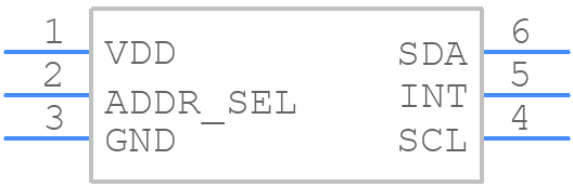 TSL2561T - ams OSRAM - PCB symbol