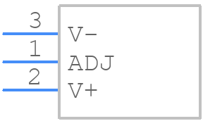 LM334Z - STMicroelectronics - PCB symbol