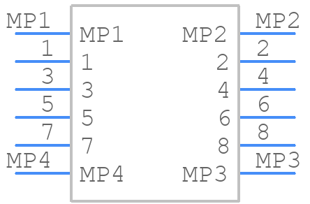 52559-0853 - Molex - PCB symbol
