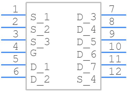 NTTFS010N10MCLTAG - onsemi - PCB symbol