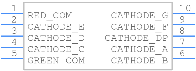 SBA15-11EGWA - Kingbright - PCB symbol