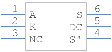 VO14642AT - Vishay - PCB symbol