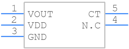 BU4236G-TR - ROHM Semiconductor - PCB symbol