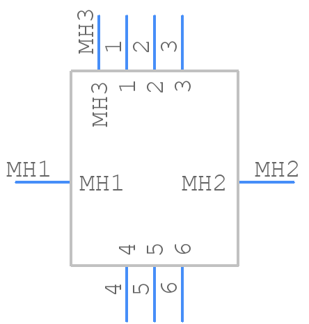 19428-0012 - Molex - PCB symbol