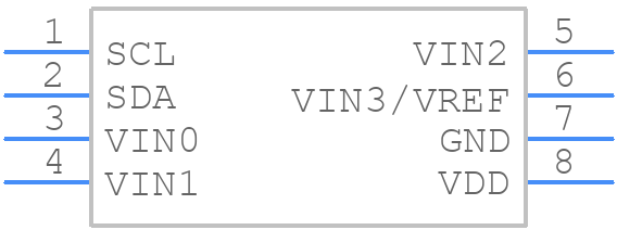 AD7991YRJZ-0500RL7 - Analog Devices - PCB symbol