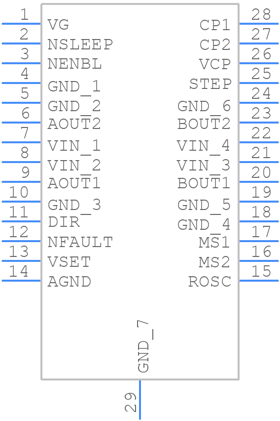 MP6500AGF-P - Monolithic Power Systems (MPS) - PCB symbol