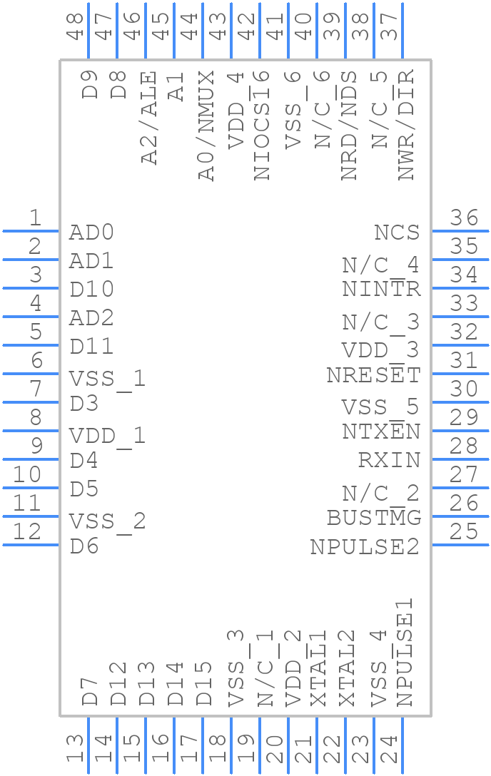 COM20022I3V-HT - Microchip - PCB symbol