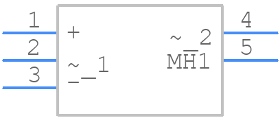 KBPC2506W - GeneSiC Semiconductor - PCB symbol