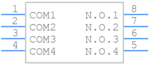A6TN-4104 - OMRON Electronics - PCB symbol