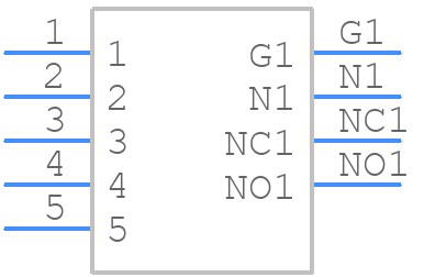 NC5FAV-SW - Neutrik - PCB symbol