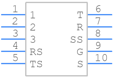 NCJ9FI-H - Neutrik - PCB symbol