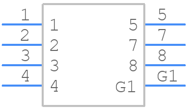 AC5FAH-AU-B - Amphenol - PCB symbol