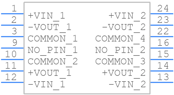 JCB0312D24 - XP POWER - PCB symbol