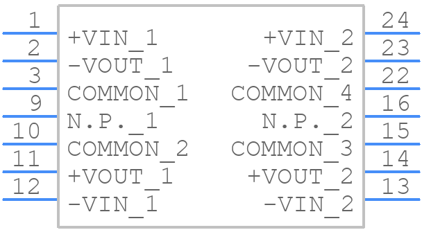 JCB0324D24 - XP POWER - PCB symbol